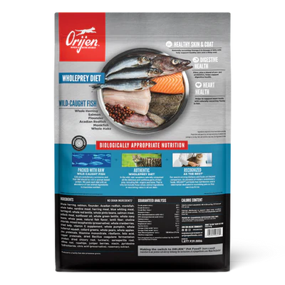 Orijen - Six Fish Formula Protein-Rich Grain Free Diet - Cat Dry Food