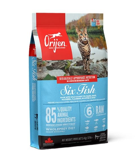 Orijen - Six Fish Formula Protein-Rich Grain Free Diet - Cat Dry Food