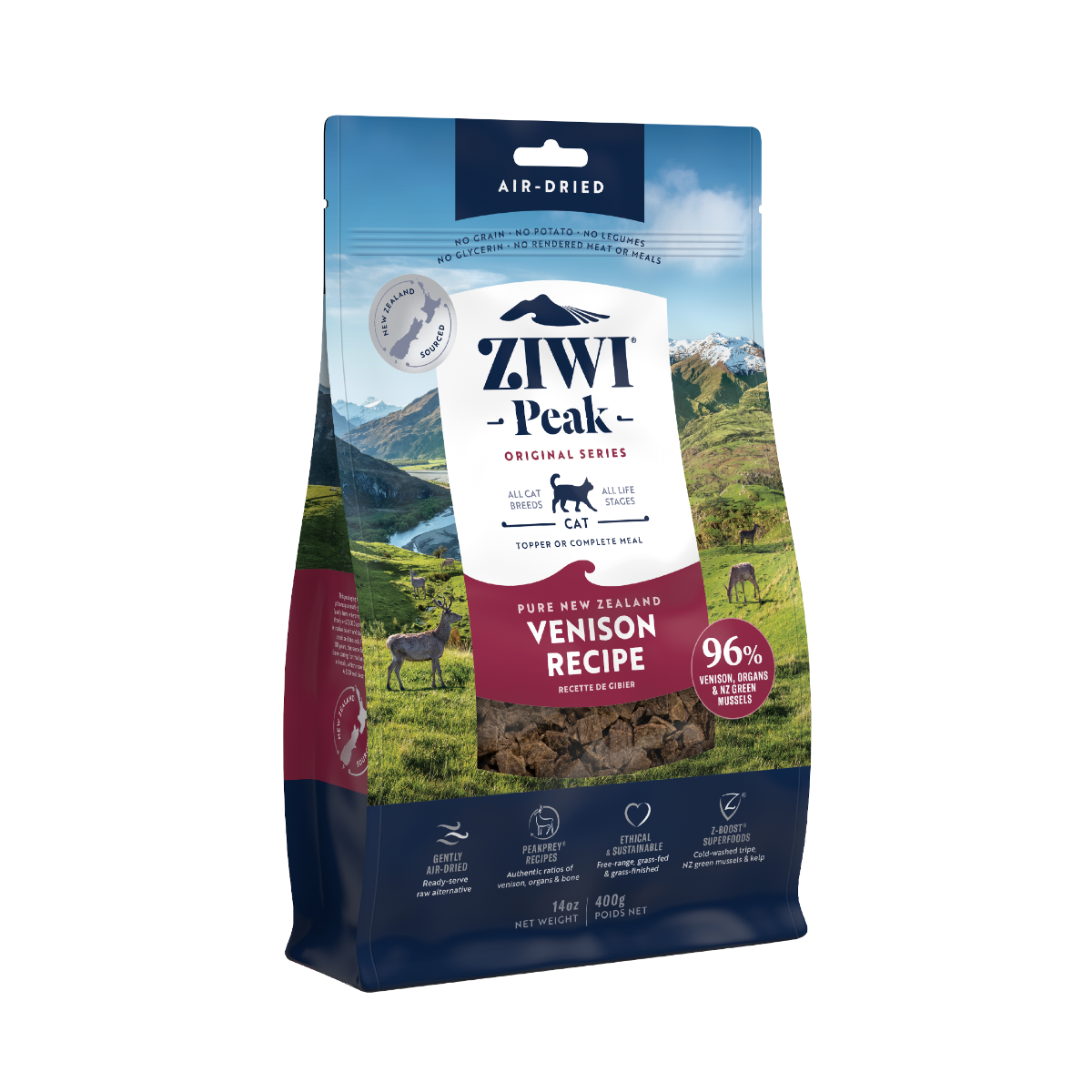 ZIWI Peak Air-Dried Venison Recipe - Dry Cat Food