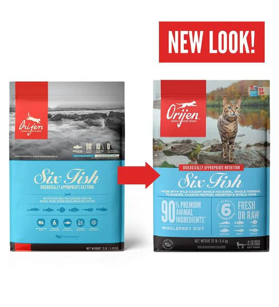 Orijen - Six Fish Formula Protein-Rich Grain Free Diet - Cat Dry Food
