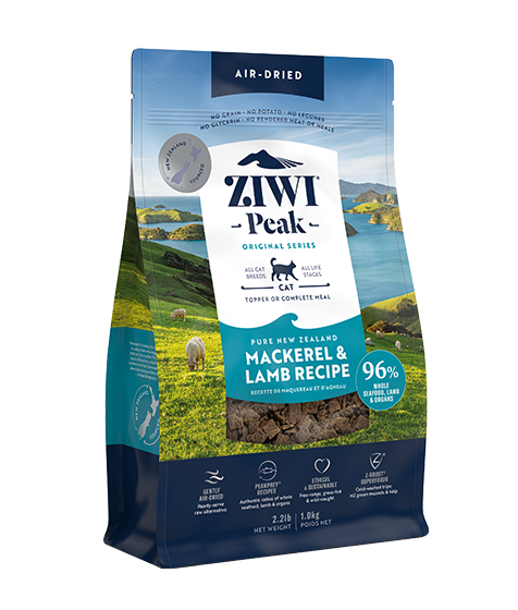 ZIWI Peak Air-Dried Mackerel & Lamb Recipe - Dry Cat Food