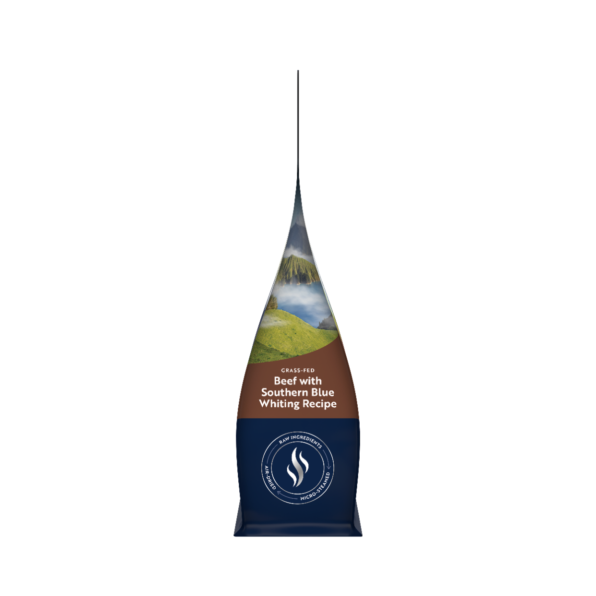 ZIWI Peak - Steam & Dried Grass-Fed Beef with Southern Blue Whiting Recipe - Dry Cat Food
